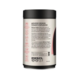 Melrose Origins Women's Replenish (Grass Fed Beef Organs 1000mg: Liver + Cartilage + Heart) 120 Capsules