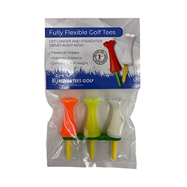 Royaltees Golf Royal Tees R5 1-12 PhatTee, Flexible Golf (Mixed Colors), Orange