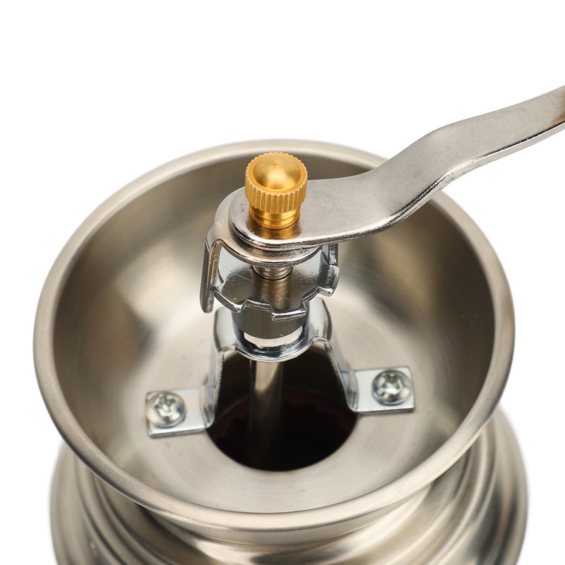 Manual Coffee Grinder Stainless Steel Solid Wood Hand Coffee Bean