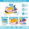 Kids Inflatable Airplane Pool Float for Summer Water Fun –