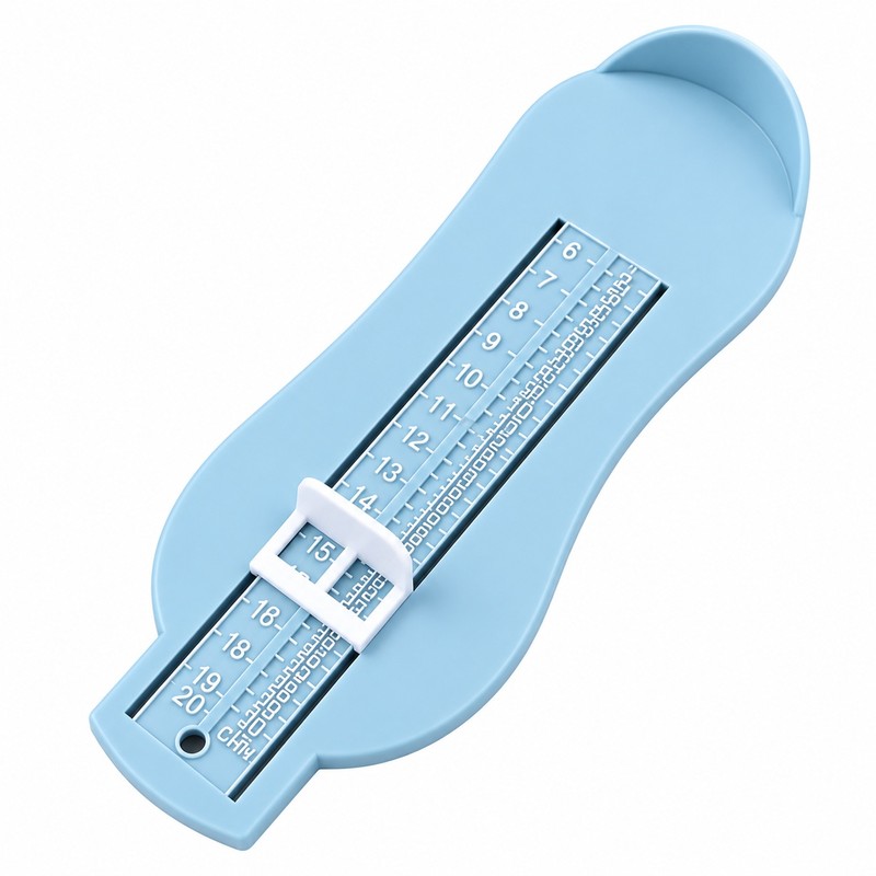 Kids Foot Measuring Ruler for Shoe Sizing – Plastic Foot