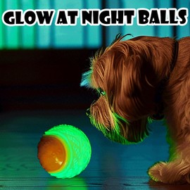 Speedy Panther 6 Pcs Squeaky Dog Balls, Puppy Teeth Cleaning Toys, Indestructible Chew Toys for Aggressive Chewers, Interactive Training Balls for Medium Dos