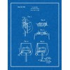 Arc Welding Shield Patent Print Blueprint with Border (5" x