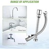 JJiaoLinin Faucet Extender with 360° Rotation, Kitchen Tap Extension, for