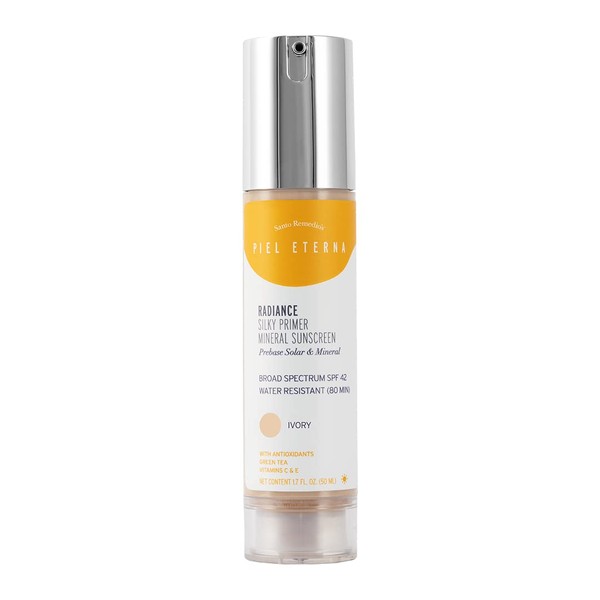 Santo Remedio, Piel Eterna, RADIANCE Silky Primer Mineral Sunscreen SPF