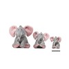 Schaffer 5190 BabySugar Rose Plush Elephant Size XS 13 cm