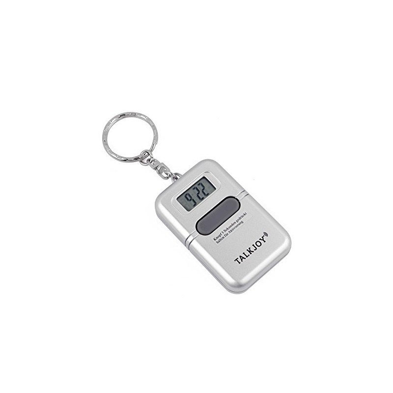 TalkJoy (ES Spanish) Talking Keyring Silver Pocket Watch, silver