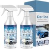 2pcs Deicing Agent, Window Snow Spray, Deicing Spray, Melting Spray,