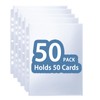 50 Pockets 6x8.5” Binder Sheets Sleeves for A5 8.07 x