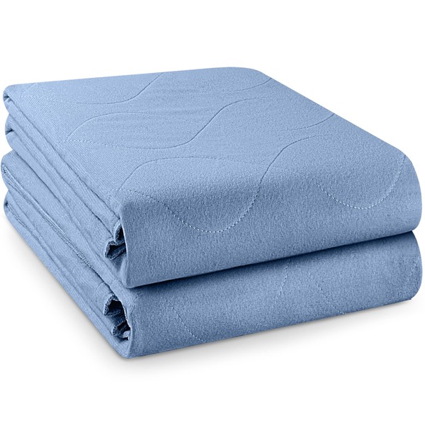 Utopia Bedding (Pack of 2) Waterproof Incontinence Pads Quilted Washable