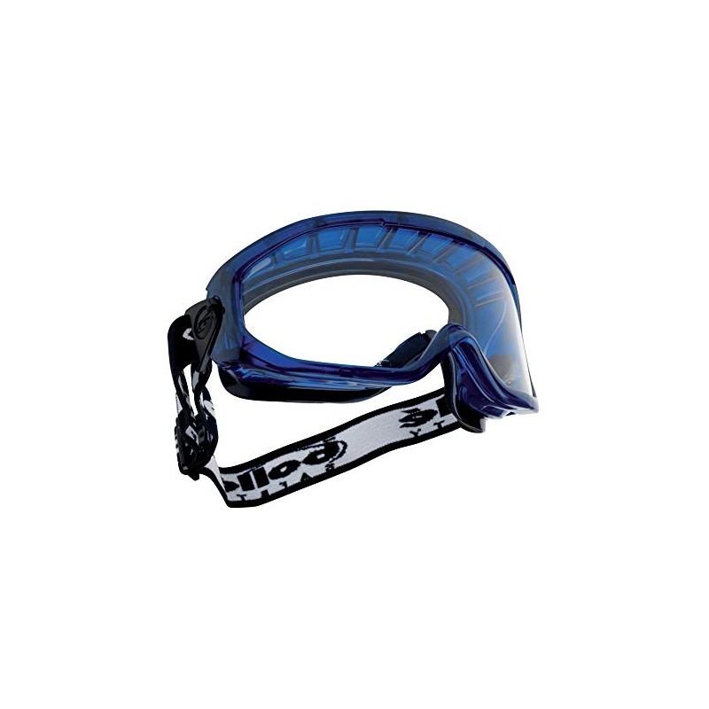 Bollé BLAPSI Blast Goggles, Anti-Scratch and Anti-Fog Lens, Blue PVC