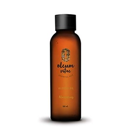 OLEUM VITAE Aceite Esencial de Almendras Dulces. Prunus Amygdalus Dulcis.100% puro y Orgánico. Certificado USDA Organic. 100ml