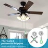 Bruislard 2 Pcs Glow in The Dark Ceiling Fan Chain