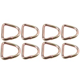 AB Tools 8 Pack Rounded Tie Down Lashing Eye Strap Anchor Ring Point Heavy Duty