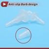 HEROFFIX 5 Pcs Aquarium Plastic Hose Barb Fitting 3/32" Hose