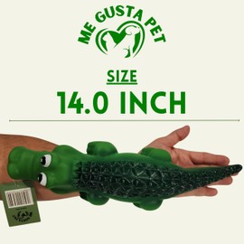 Tough Dog Toys for Aggressive Chewers Alligator, Dog Chew Toys for Aggressive Chewers, Durable and Indestructible Dog Toys to Keep Them Busy, Squeaky Chew Toys Suitable | Squeaky Dog Toys for All Dogs