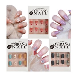 4+1 One more Osirang premium nail tip, paddy tip parts, 93 types, self-art completed in 3 minutes Z10 Lacey B-96 / 4+1 하나더 오시랑 프리미엄 네일팁 패디팁 파츠 93종 셀프아트 3분완성 Z10 레이시 B-96