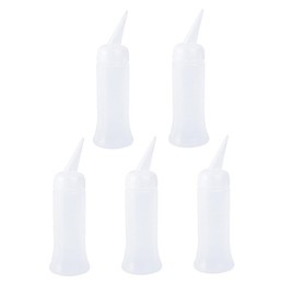 TOVINANNA 5pcs Curly Hair Bottle Hairdressing Scale Applicator for Travel Shampoo Mini