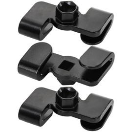 Hedume 3 Pack Universal Wrench Extender Adapter for 1/2 Inch Drive Breaker Bars/21 mm Hex Drive, Wrench Extension Tool for Cheater Bar, Extend Wrenches Tool to Leverage over Stubborn Nuts, Bolts