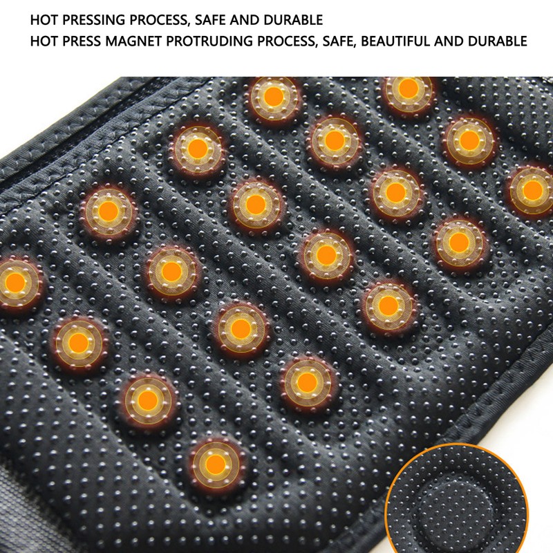 Self Heating Back Brace Magnetic Therapy Breathable Lumbar Support Compression