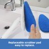 Qaestfy Pack of 2 Scrubber Pad Refill Compatible with QAE008