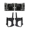 KUAFU Front Bumper Bracket Set Compatible with 2010-2018 Dodge Ram