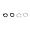 2PCS Motorcycle Rearview Mirror Clear Vision Wide Angle Shockproof Handlebar