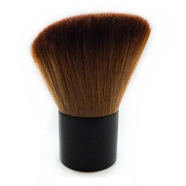 Intelligent Cosmetics® Synthetic Hair SLANTED kabuki brush full size mineral foundation makeup applicator