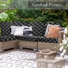 Newwiee 8 Pcs Stretch Patio Outdoor Cushion Covers Waterproof Replacement