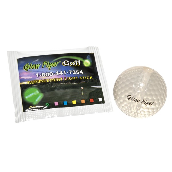 Windy City Novelties Glow in The Dark Golf Ball with Replaceable Glow Stick