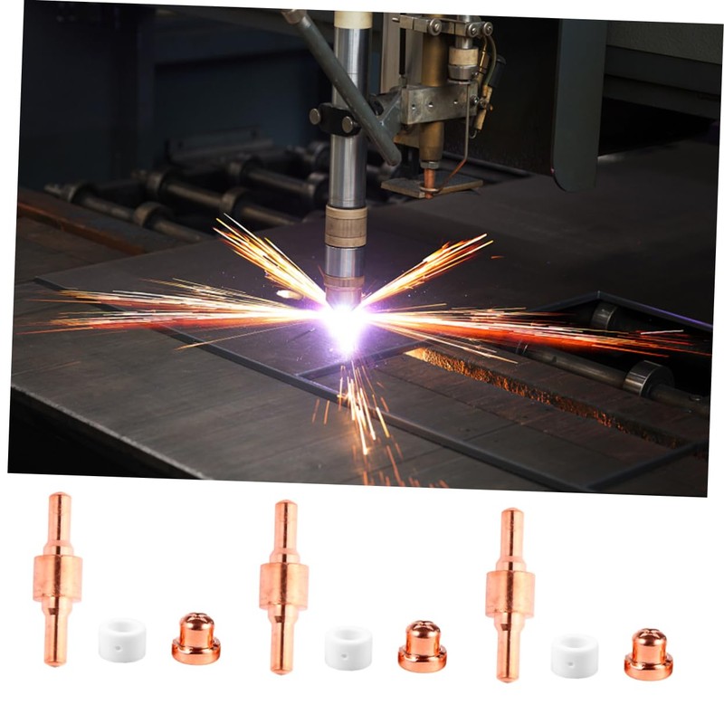 TEHAUX 46pcs Nozzle Kit for Plasma Cutter High Compatibility Easy