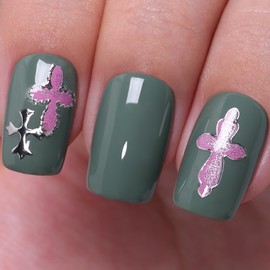 Esmalte De Uñas En Gel, 1 Unidad De 15 Ml, Color Verde Eucalipto, Esmalte De Uñas En Gel Para Manicura, Salón De Manicura, Lámpara De Uñas Diy,...    
