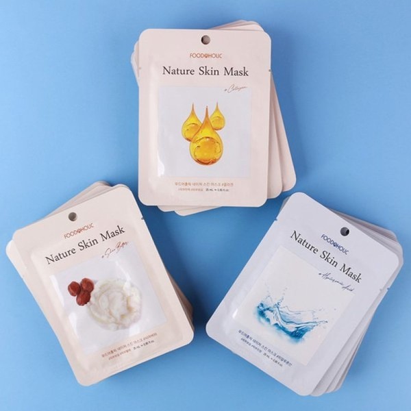 (30 sheets) Nature Skin Moisturizing Mask Pack (Collagen, Hyal, Butter)