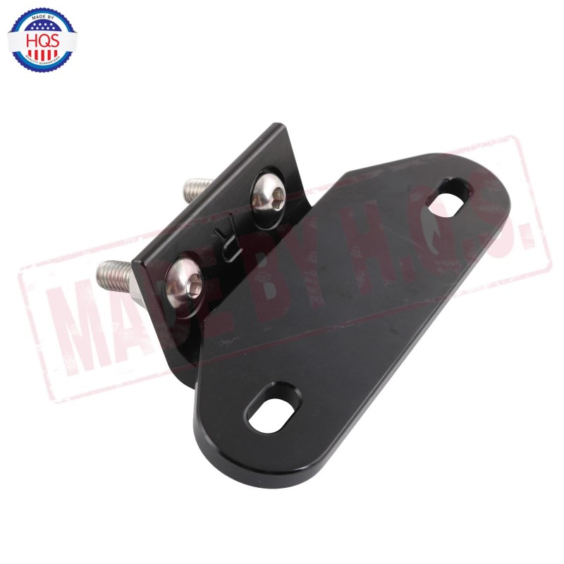 HQS Black Pair Billet Aluminum Rear Hatch Hinges For 1982-1992