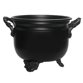 82050-H1 Witch's Cauldron 8-Piece Smoker Set for Smoking with 2 x Incense Incense and Myrrh + 300 g Sand + Tongs + 10 x Charcoal + Instructions + Smoking Dictionary