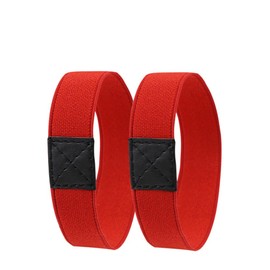 PACKOVE 5 Pairs Shoe Straps Elastic Shoelaces High Heel Removable Straps Anti-Loosen, Light grey, black, dark grey, beige, red