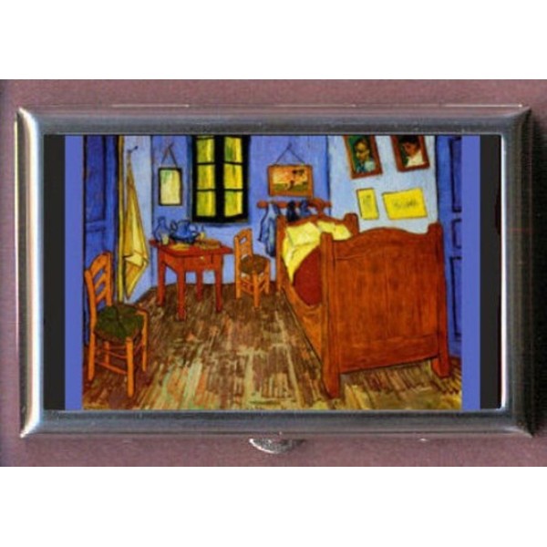 Vincent Van Gogh Bedroom at Arles Art Decorative Pill Box