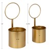 Kate and Laurel Kellet Modern Wall Planter, Set of 2,