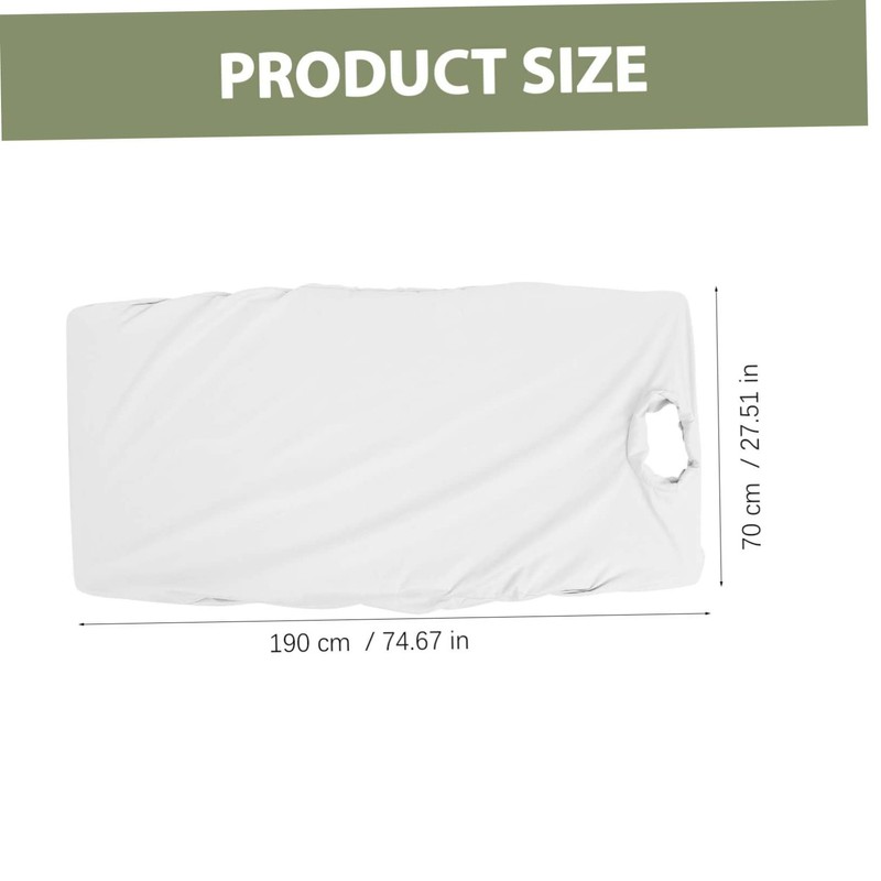 BIUDECO Breathable Sturdy Massage Sheet with Face Hole Reusable Spa