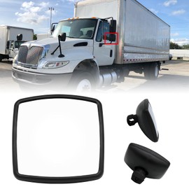 LEAVAN Rear View Mirror Fit for International 4300, Lower Side Door Mirror Wide Angle Mirror Fit for International Durastar 4300 4400 7400 7600 8500 8600 Workstar Transtar Prostar Lonestar 2002-2023