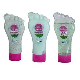 The Foot Factory Soak Lotion Scrub Mint Kit