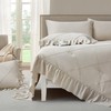 Beige King Size Comforter Set, Bed in a Bag 7