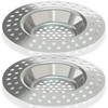 FIXIT Stainless Steel Kitchen Sink Strainer Plug: Hair Catcher &