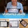 5X Large Handheld Magnifying Glass for Reading, Full Page Magnifier