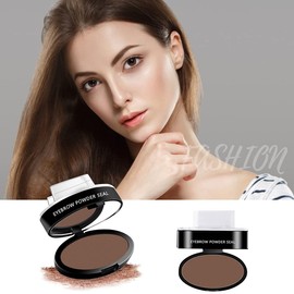 Eyebrow Stamp kit, Adjustable Eyebrow Stamp Shapes Stencil for Beginner Makeup Eyebrow Stamp Kit for Women, Eyebrow Kit for Beginner Make Up Nature Brow Dark Brown/Light Brown/Dark Grey