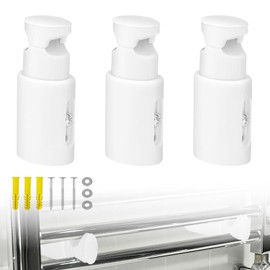HJIAMA Radiator Holder, White Towel Warmer, ABS Material Bathroom Radiator Towel Rail with Screws, Adjustable Spacing, Radiator Console, for Radiators, Tumble Dryer