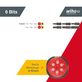 Wiha 33744 Magazine Bit-Holder Stubby Magnetic 1/4"