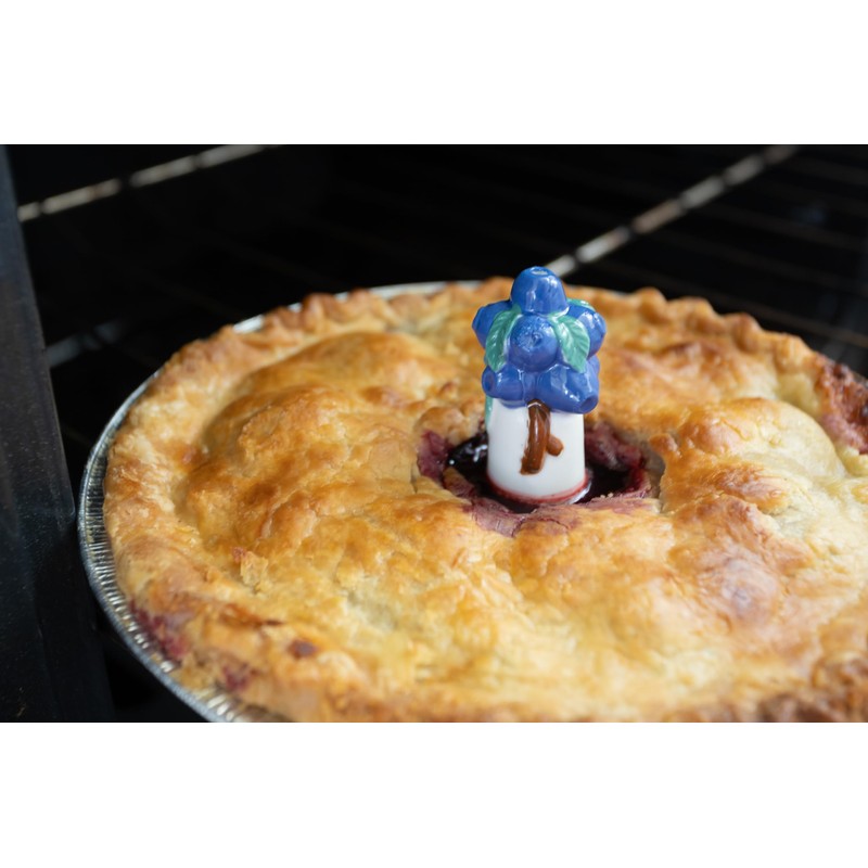 Fox Run Blueberry Pie Vent, Pie Bird for Baking