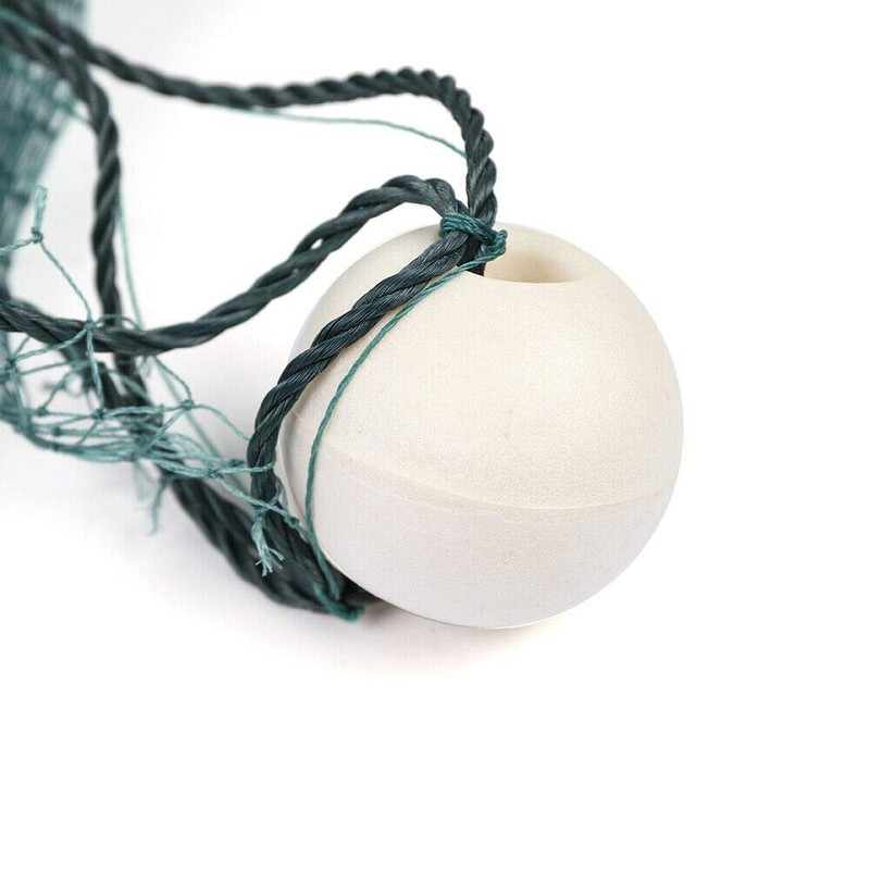 OUKANING 6.5x33FT Beach Fishing Drag Net Green Polyethylene Seine Bait