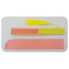 BOUDAI 2-Color Fashion Fan by COLOR Pink x Yellow